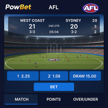 PowBet - AFL Betting - Australian Football League Sports Betting